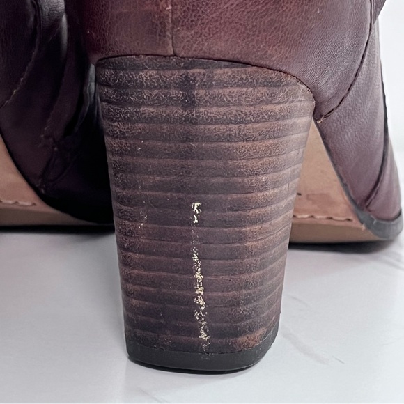 Cole Haan Grand OS Leather Bootie With Heel Buckle Brown Leather Women’s Size 7B - Picture 5 of 12